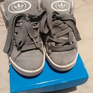 adidas Gray and White Women's Sneakers